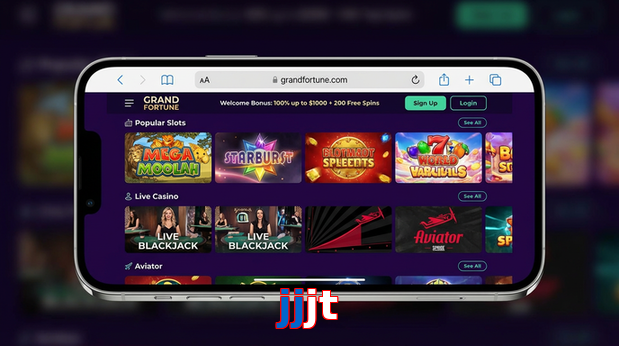 Main screen of Jjjt ios page for PK players